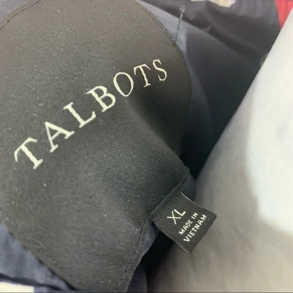 Talbots Sailboat Print Quilted Vest - Picture 9 of 10